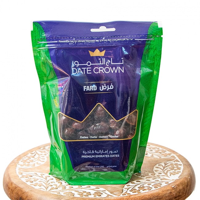 【送料無料・8個セット】ファード種 デーツ - 500g【DATE CROWN】 2 - パッケージ写真です