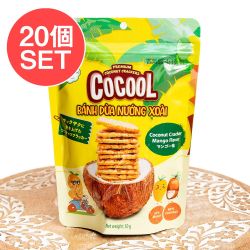 【20個セット】ローストココナッツクラッカー マンゴーフレーバー 50g【COCOOL】の数割選択写真