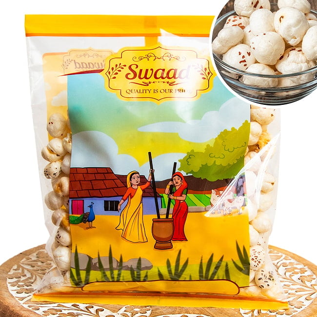【3個セット】MAKHANA（マカナ） インド伝統のスーパーフード 70g 2 - インドで昔から食べられてきたスイレンの実です。