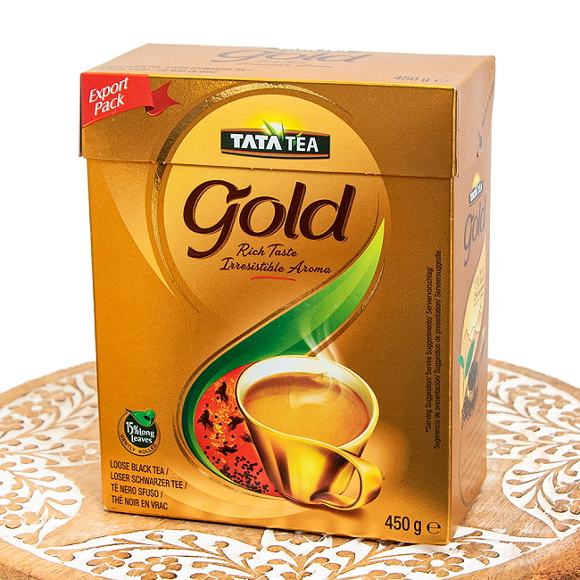 【12個セット】タタティー ゴールド TATA TEA GOLD 450g 約150杯分 2 - 正面から