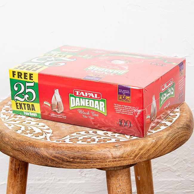 【24個セット】TAPAL DANEDAR パキスタンの紅茶 ティーバッグ どっさり100パック（+25パック） 3 - 異国情緒たっぷり