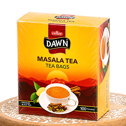 【20個セット】【たっぷり100袋入り】パキスタンのマサラチャイ ティーバッグ - Masala Tea Tea Bag - DAWN - サブ2