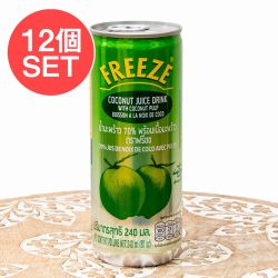 【12個セット】【FREEZE】ココナッツジュース　果肉入り　缶[240ml] - メイン
