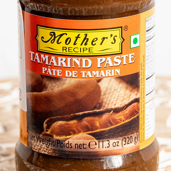 【12個セット】【Mother's Recipe】タマリンド・ペースト - Tamarind Paste たっぷり320g 3 - ラベルのアップです