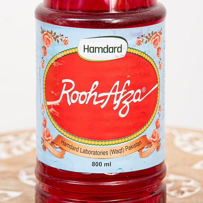 【24個セット】ルーアフザ Roohafza インド・パキスタンの伝統シロップ 800ml【Hamdard】 3 - 定評あるHamdard