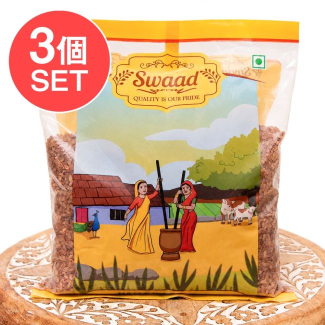 【3個セット】ケララの赤米 マッタライス -  Matta Rice 1kgの写真セット,matta rice,マッタライス,南インド米,ケララ米,伝統米,エスニック料理,インドカレー,スパイスカレー,ミールス,ラッサム,サンバル
