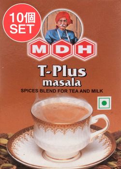 【10個セット】チャイ用スパイスMix - T-Plus masala - 35g 【MDH】 - メイン