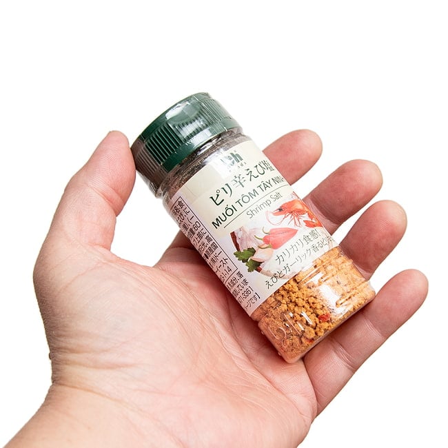 【3個セット】南ベトナムの味 ピリ辛えび塩 60g ムオイ トム タイニン 5 - 使いやすいボトルタイプ
