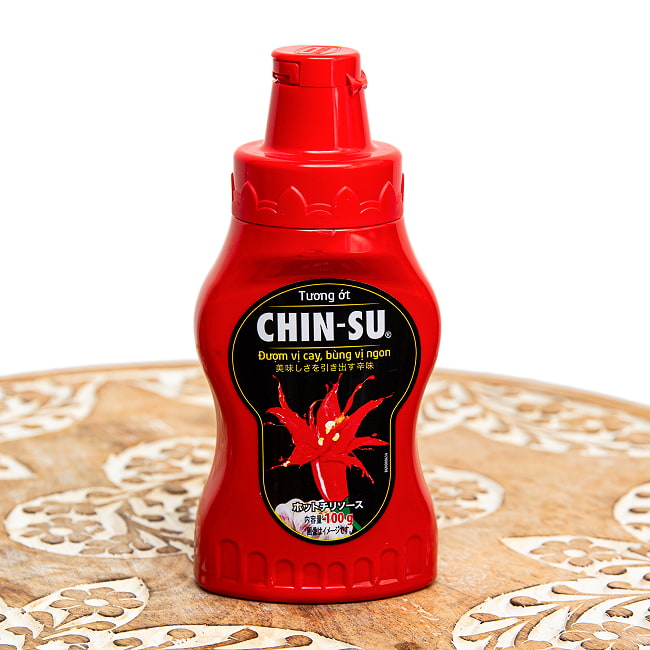 【3個セット】ベトナム産 チンスー チリソース 100g - CHIN-SU CHILLI SAUCE 2 - 表面です。