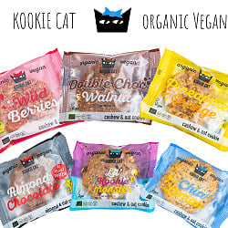 【選べる6個セット】メール便OK オーガニック＆ビーガンクッキー 【クッキーキャット】 の商品写真