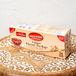 【6個セット】【WAGH BAKRI】ジンジャー フレーバー ティー ティーバッグ Ginger Flavour Tea Bags - サブ3