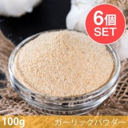 【6個セット】【100g】ガーリックパウダー - Garlic Powder