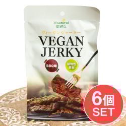 【6個セット】ヴィーガン ジャーキー バーベキュー味の画像