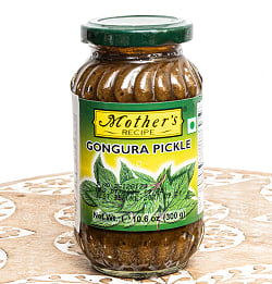 【6個セット】南インド名物！酸味ある葉野菜のアチャール アーンドラ・ゴングラアチャール - 300g【Mother's】 - サブ2
