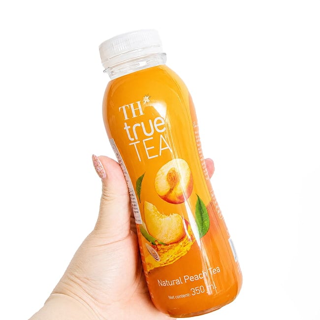 【12個セット】ピーチティー TH true TEA - 350ml 4 - このくらいのサイズ感です。