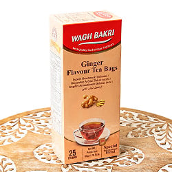 【送料無料・12個セット】【WAGH BAKRI】ジンジャー フレーバー ティー ティーバッグ Ginger Flavour Tea Bags - サブ2