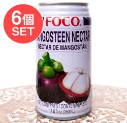 【6個セット】FOCO マンゴスチンジュース 350ml缶 - メイン