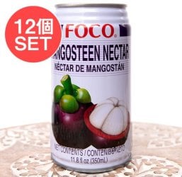 【12個セット】FOCO マンゴスチンジュース 350ml缶 の商品写真