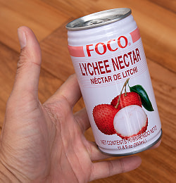 【3個セット】FOCO ライチジュース 350ml缶 - サブ5
