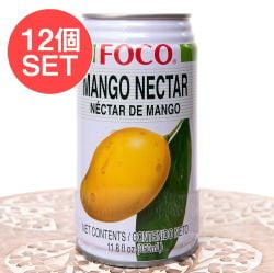 【12個セット】FOCO マンゴージュース 350ml缶 - メイン