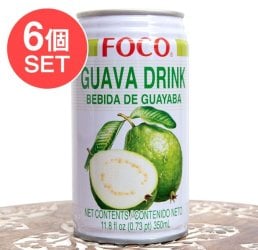 【6個セット】グアバジュース - GUAVA DRINK - FOCO[350ml]の数割選択写真