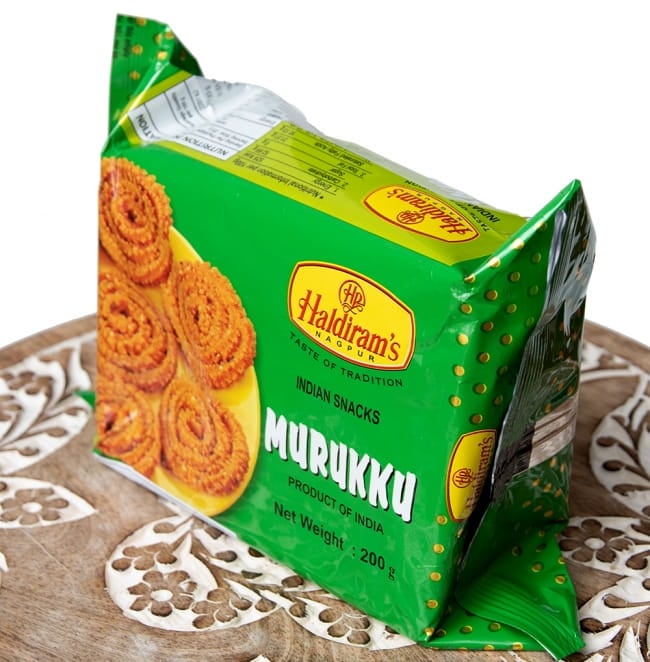 【6個セット】インドのスパイシークッキー ムルク - Murukku  3 - 斜めから撮影しました