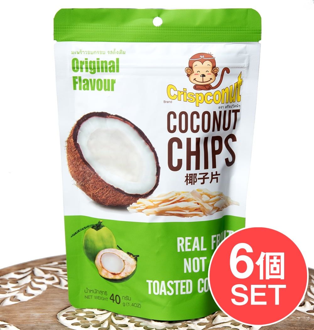 6個セット】ココナッツチップス - COCONUTS CHIPS 40g の通販