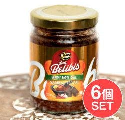 【6個セット】サンバルチリソース デゥア ベリビス 225ｇ - Dua Belibis Chili Sauce 【Gunaｃipta】の商品写真
