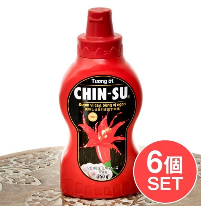 【6個セット】チンスー チリソース 250g [Chin Su]の写真セット,チリソース,唐辛子,ベトナム料理