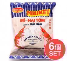 【6個セット】ミリケット プレミアム インスタント ヌードル シーフード(野菜・わかめ入り)75g