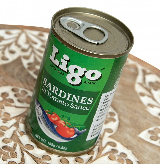 【6個セット】サーディン - いわしのトマト煮 - SARDINES in Tomato Souce[155g] 3 - 斜めから撮影しました