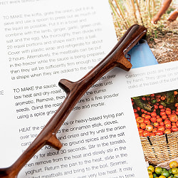 【4個セット】ベトナムの枝デザイン ウッドスプーン 20cm - サブ5