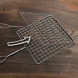 【3個セット】ベトナムの挟み焼き網 - サブ4