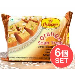 【6個セット】インドのお菓子  ソーン パブディ オレンジ味 - SOAN PAPDI Orange Soan Treat 250g [Hardiramの商品写真
