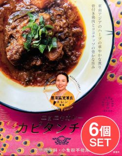 【6個セット】馬来風光美食 エレン 監修 ニョニャカレー カピタンチキン 2点までメール便可の商品写真