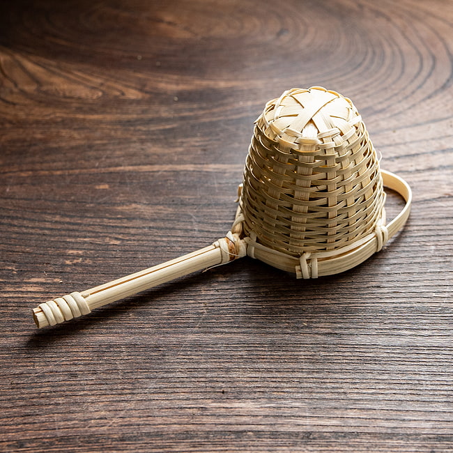 【送料無料・6個セット】ベトナムの竹製 茶こし 8 - 背面を見てみました。