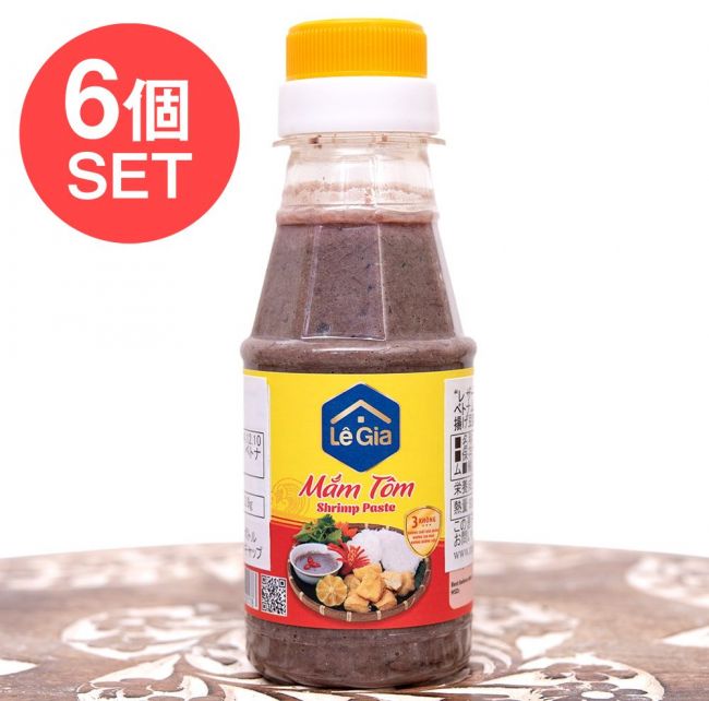 【6個セット】ベトナムの伝統発酵調味料マムトム MAM TOM 110gの写真セット,発酵,発酵食品,発酵調味料,ベトナム料理