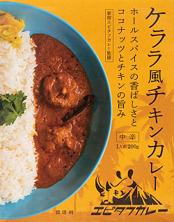 【送料無料・10個セット】ケララ風チキンカレー - ホールスパイスの香ばしさとココナッツチキンの旨味 - サブ2