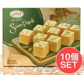 【送料無料・10個セット】インドのお菓子 ソーンパブディ - SOAN PAPDI 200g【GRB】(SET-FOOD-903)