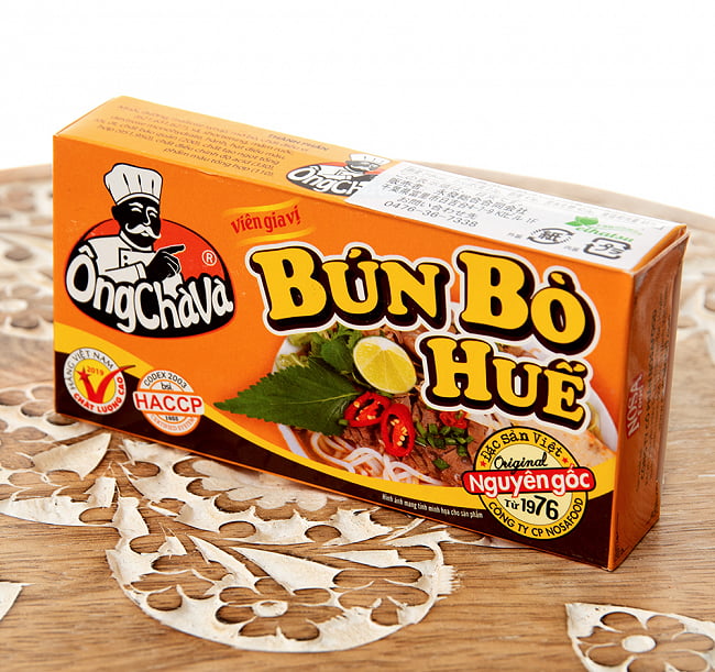 ブン スープの素 - ビーフ味 - オンチャバ　シーズニング ブンボーフェ - BUN BO HUE - [OngChava]の写真1枚目です。全体写真ですブン,ブンのスープ,チキンスープ,ベトナム料理,ベトナム,オンチャバ,OngChava