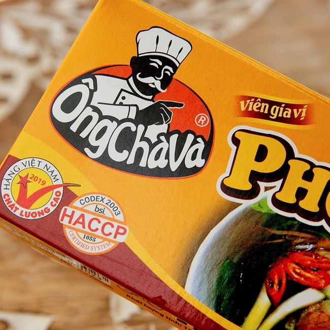 フォー スープの素 - ビーフ味 - オンチャバ シーズニング フォーボー - PHO BO[OngChava] 3 - パッケージの一部を拡大しました