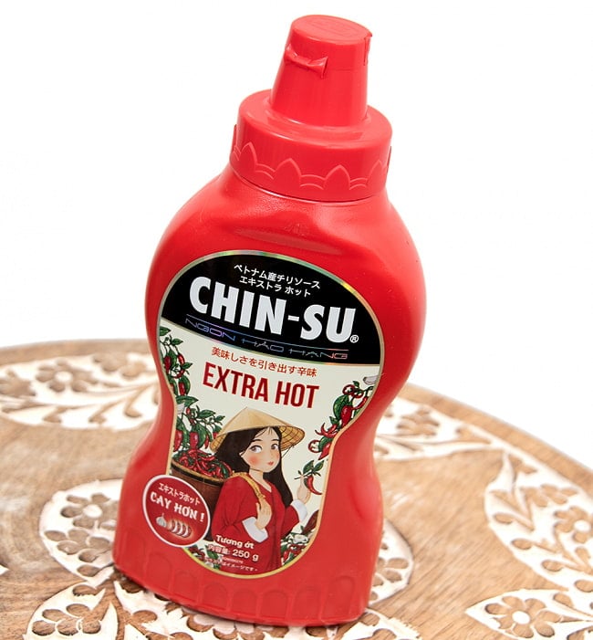 チンスー ベトナム産 チリソース EXTRA HOT 250g [Chin Su] 2 - ラベルをアップにしました