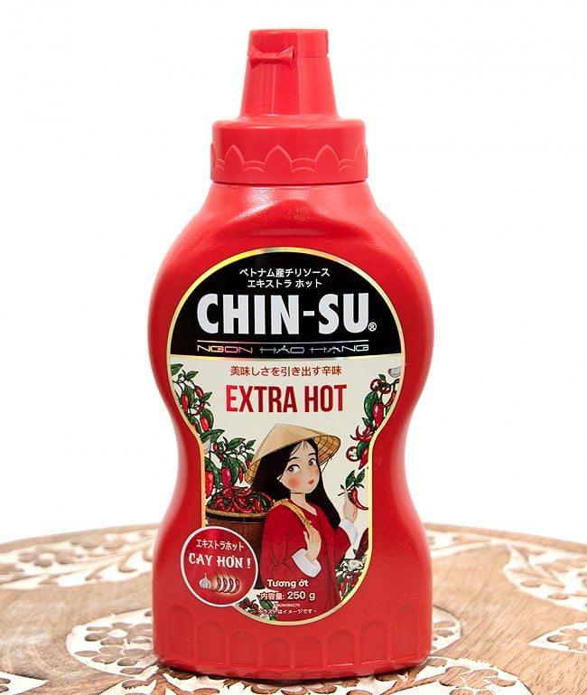 チンスー ベトナム産 チリソース EXTRA HOT 250g [Chin Su]の写真チリソース,唐辛子,チリ,ベトナム料理,ベトナム,chin-su