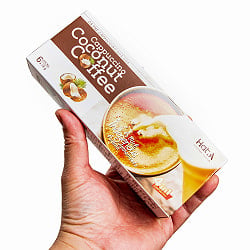 【インスタント】「ハット アー」カプチーノ・ココナッツコーヒー（18g x 6袋） - サブ3