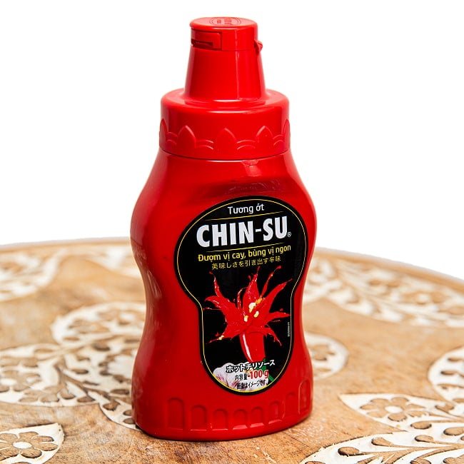ベトナム産 チンスー チリソース 100g - CHIN-SU CHILLI SAUCE 2 - 別角度の写真です。