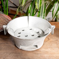 一生使えるベトナムの七輪 ヌンタンホア グリル台 炭火台 直径約22.5cm - サブ2