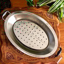 ベトナムの大きなおさかな蒸し鍋 蒸し器 スチーマー　直径約47cm - サブ3