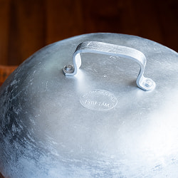 〔約6L〕本場ベトナムのライスペーパースチーマー鍋　蒸しも煮込みも　レトロで無垢なアルミ鍋 - サブ5