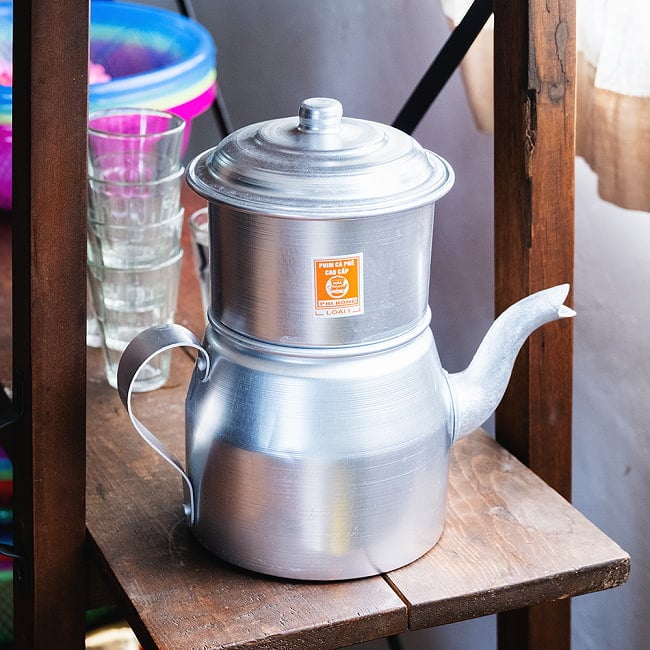 〔容量:約1400ml〕大きなカフェサイズ ベトナムコーヒーメイカー フィルターコーヒー 2 - 全体写真です