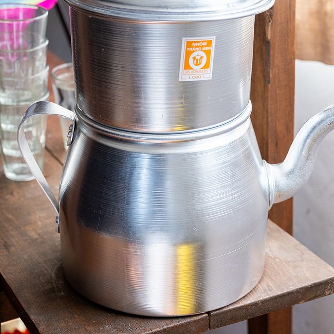 〔容量:約2400ml〕大きなカフェサイズ ベトナムコーヒーメイカー フィルターコーヒー 4 - 拡大写真です